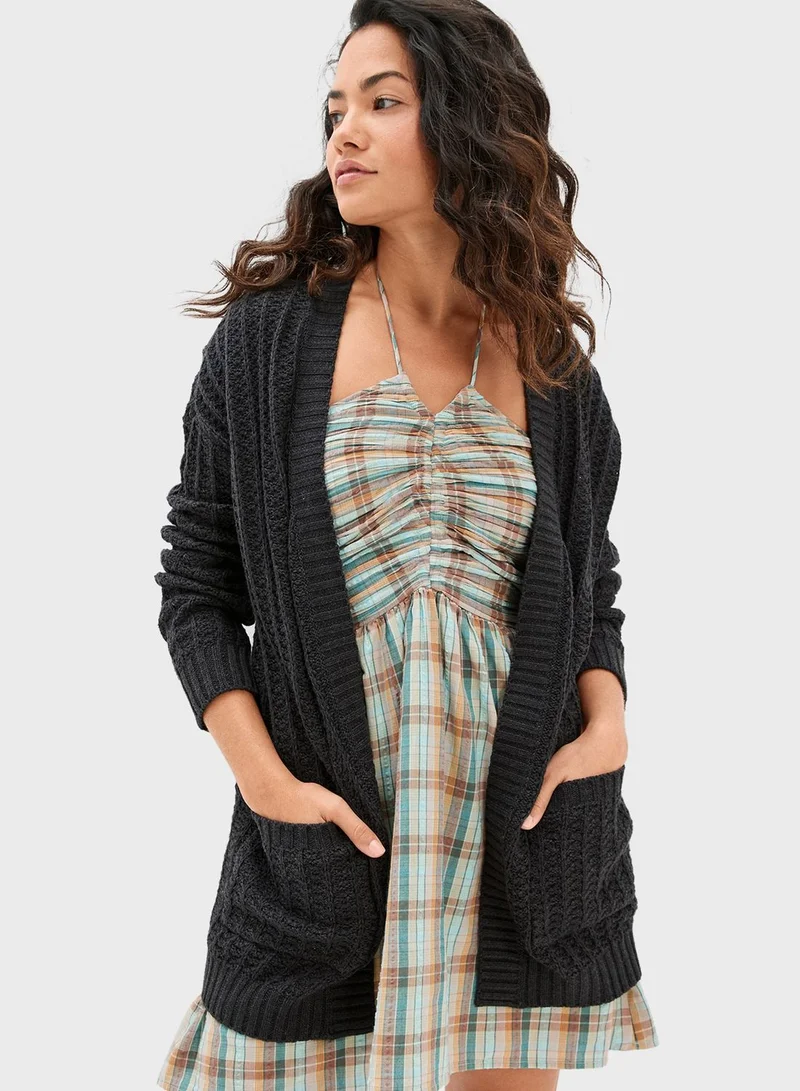 American Eagle Pocket Detail Knitted Cardigan