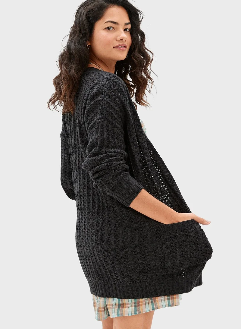 American Eagle Pocket Detail Knitted Cardigan
