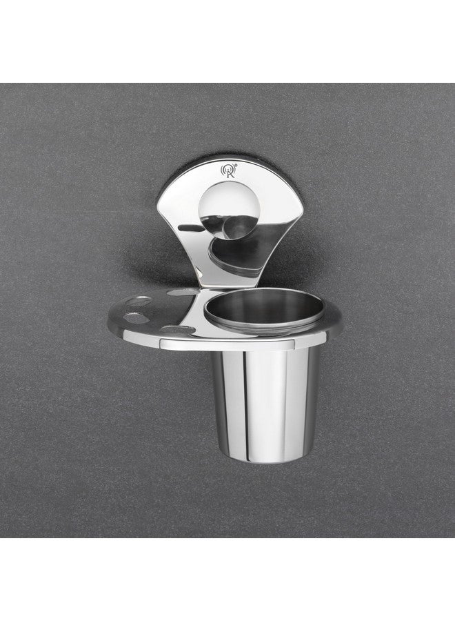 Raxon Innovation Toothbrush Holder Bathroom Accessories for Stainless Steel Tooth-Brush Holder/Tumbler Holder Stainless Steel Stainless Steel Bathroom acessories (Royal Tumbler Holder(NOS-1)) - Image 1