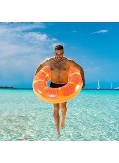 FindUWill 6 Pack Pool Floats Inflatable Pool Float Swimming Tube Ring Floaties(4 Pack) With 2Pcs Beach Balls Grape Kiwi Watermelon Passion Fruit Pool Float For Kids And Adults  - Image 5