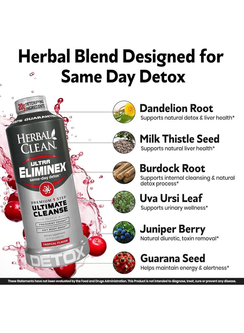 هيربال كلين – ألترا إليمنكس، منظف فائق خطوة واحدة، تنظيف في نفس اليوم، فاكهة التنين ، ٣٢ أوقية سائلة - Image 3