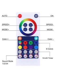 SHOPI أشرطة إضاءة LED ذكية RGB، مصابيح ألعاب، مزامنة مع شاشة الكمبيوتر والموسيقى، إضاءة محيطة بأكثر من 44 وضعًا للمشهد، التحكم الصوتي، إضاءة خلفية LED لإعدادات الألعاب، الكمبيوتر الشخصي، التلفزيون، تزيين الغرفة  - Image 5