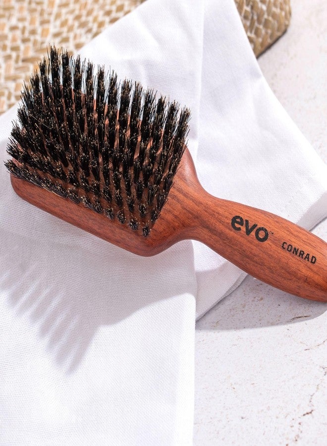 EVO Conrad Boar Bristle, Hair Brush for Long, Wavy, Thick & Curly Hair - Reduces Frizz, Adds Shine & Polishes - Image 3