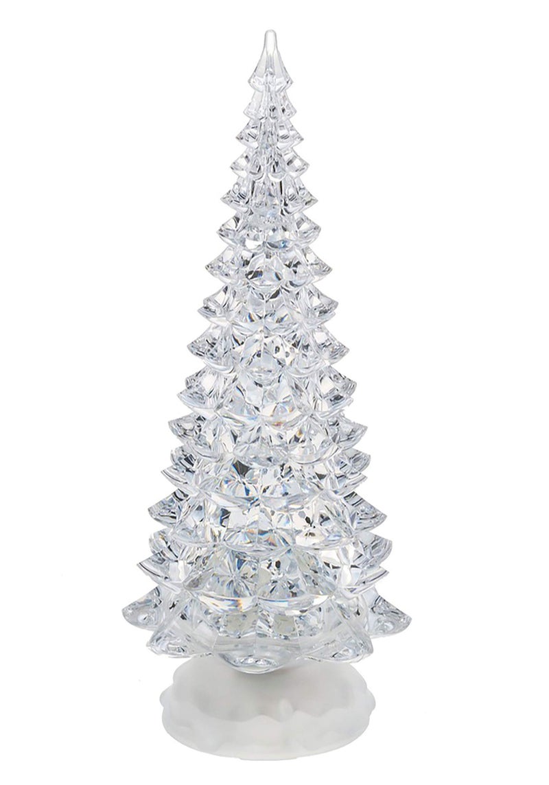 Ganz Large Christmas Light Up Swirling Glitter Tree Decor Standard
