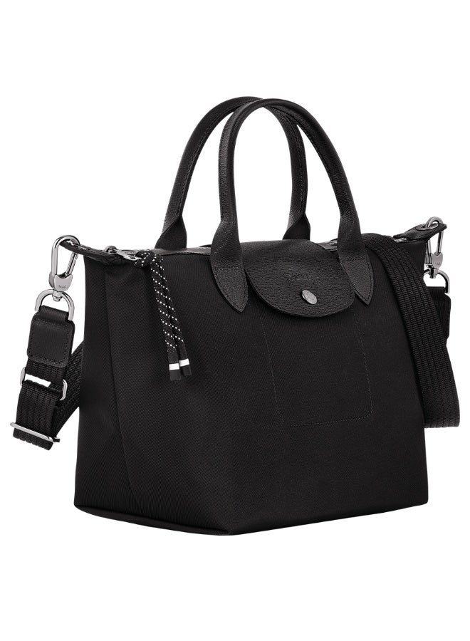 Longchamp Energy Series Medium Tote Bag with Shoulder Strap, Black - Image 4