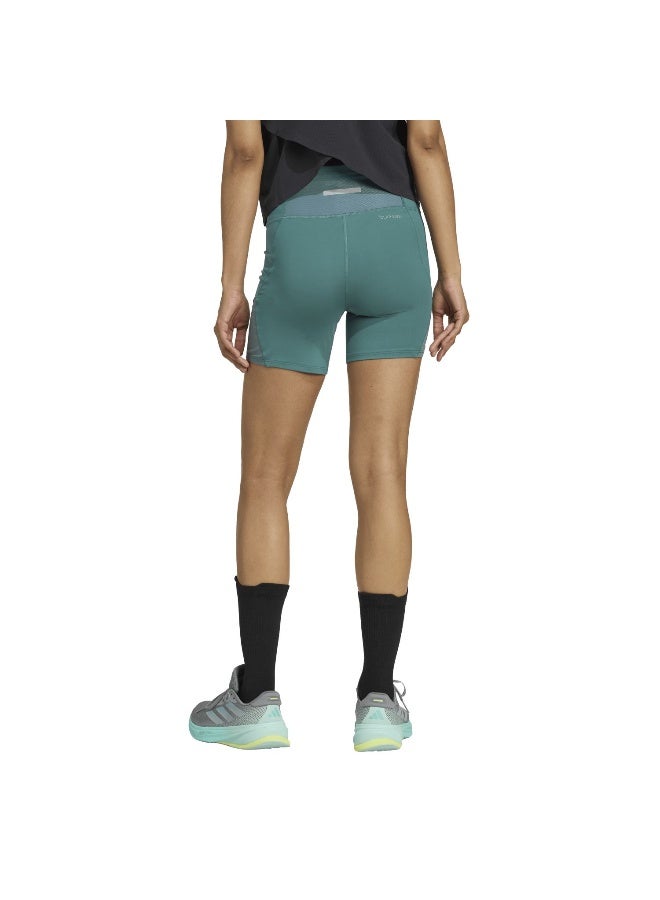 Adidas Adi365 Sh Leg W Green Running Tights For Women XS 5" - Image 3