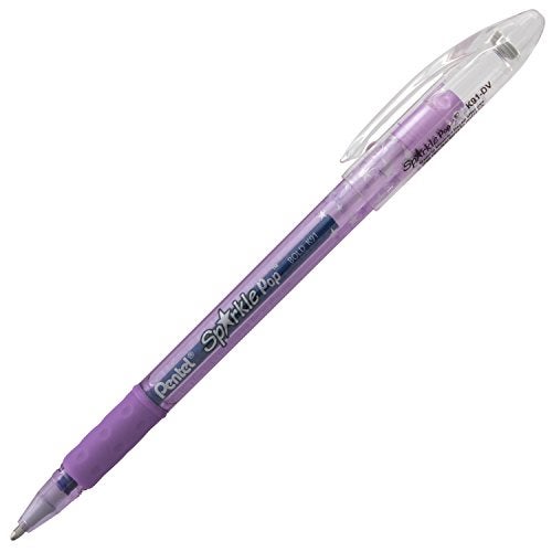 Pentel قلم جل معدني بنتل سباركل بوب، (1.0 مم) خط عريض، ألوان متنوعة، عبوة 4، عريض (K91BP4M1) - Image 4