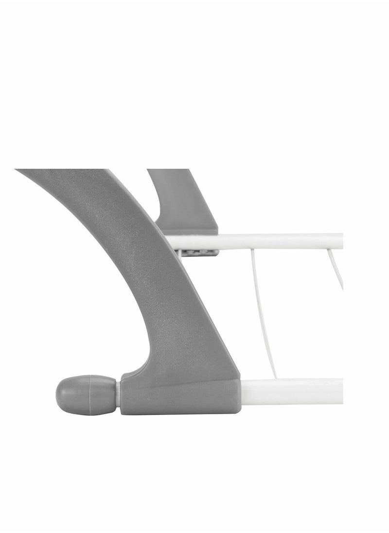 Generic - Folding Compact 5 Bar Radiator Drying Rack Rail Holder Indoor Laundry Clothes Towel Dryer Airer with Adjustable Arms Drying Space Clothes Airer Energy Saving and Foldable - Image 1