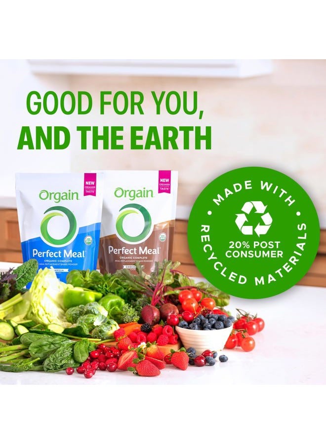 Orgain Organic Perfect Meal Replacement Protein Powder, Vanilla - 25g Plant Based Protein, 80+ Superfoods, Probiotics & Fiber, Gluten Free, Dairy and Soy Free, Vegan, For Smoothies & Shakes - 2.16lb - Image 5