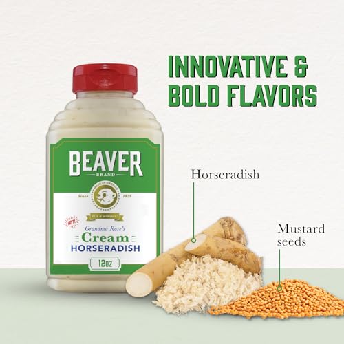 Beaver Hot Cream Horseradish, 12 oz squeeze bottle - Image 2