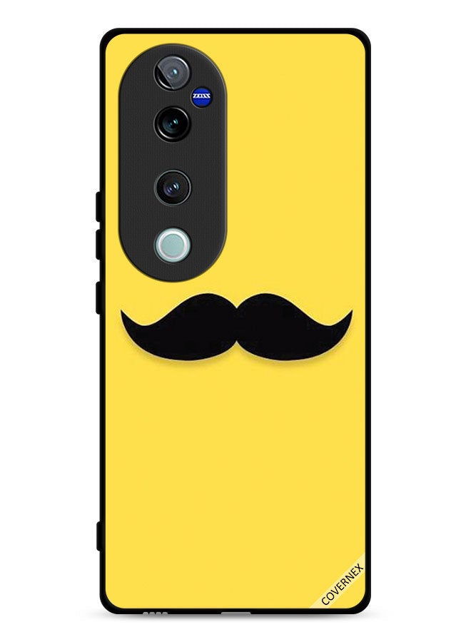 Covernex Vivo V40 Pro 5G Protective Case Cover Mustache Clip Art - Image 1