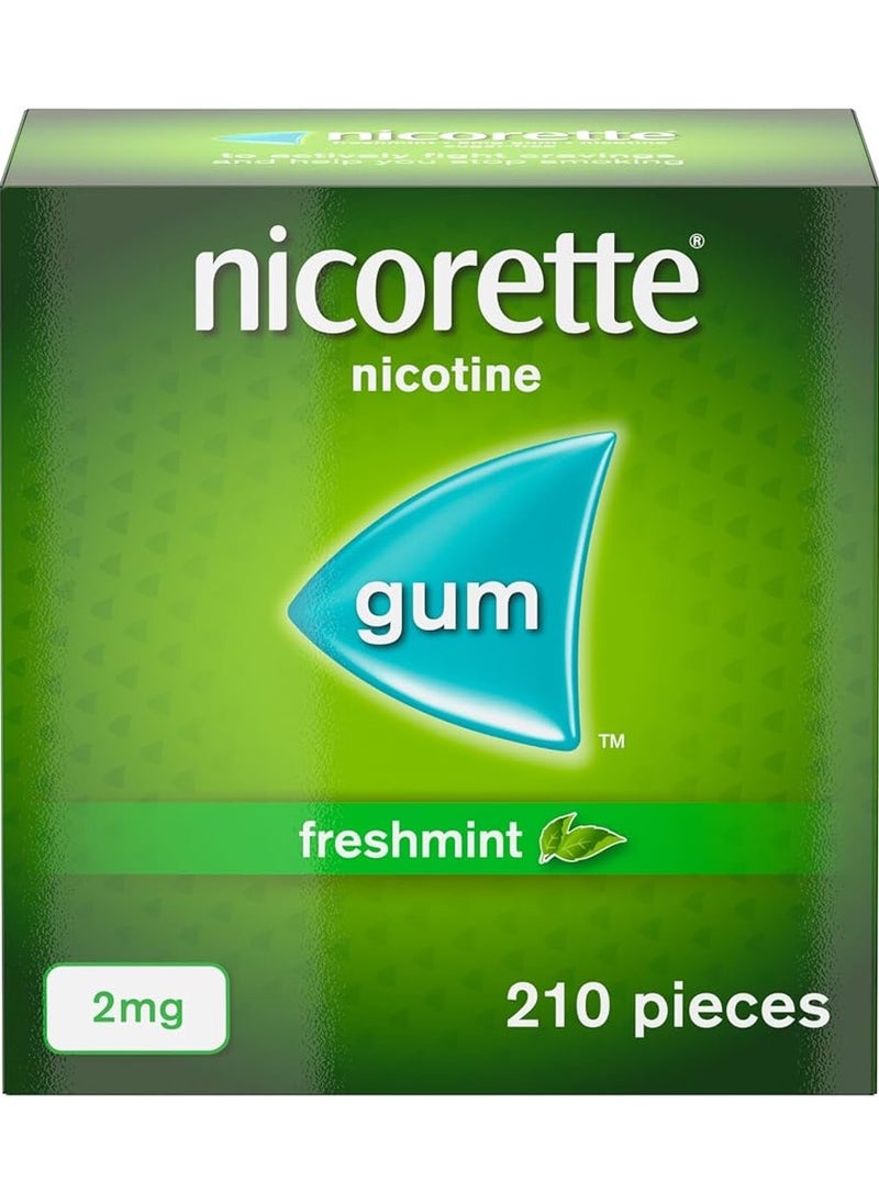 nicorette Nicorette Freshmint 2mg Gum (210 Pieces) 