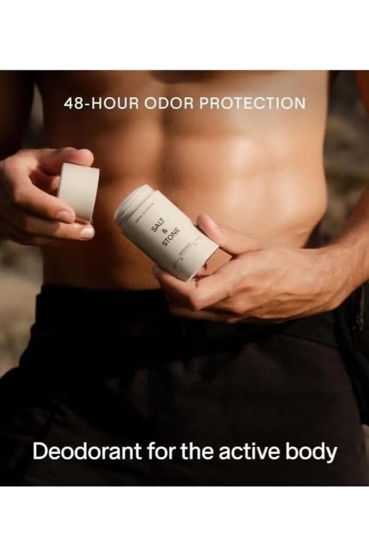 Salt & Stone Deodorant | Extra Strength Natural Deodorant for Women & Men | Aluminum Free with Seaweed Extracts, Shea Butter & Probiotics - Image 3