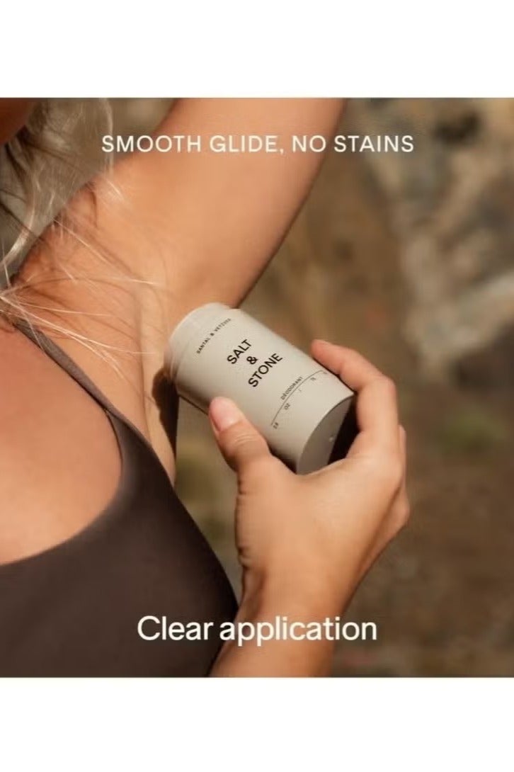 Salt & Stone Deodorant | Extra Strength Natural Deodorant for Women & Men | Aluminum Free with Seaweed Extracts, Shea Butter & Probiotics - Image 4