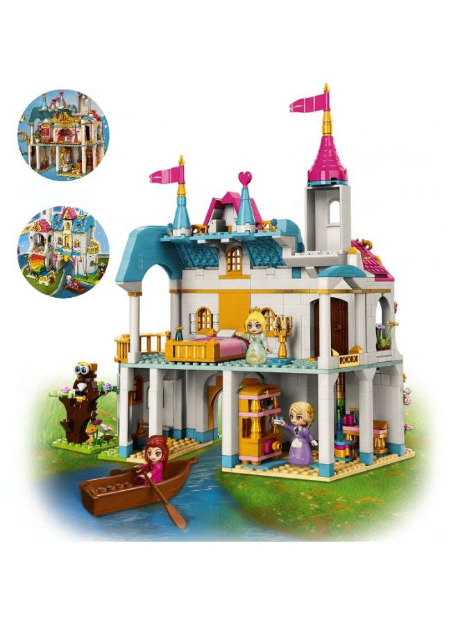 Qman Princess Castle Building Blocks Set for Kids – 605 Pieces with 3 Mini Figures, Creative Construction Toy for Girls Ages 6+ - Image 5
