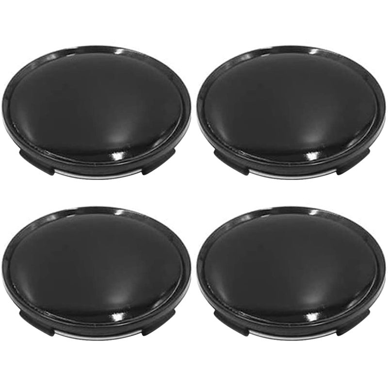 AUTUT Center Caps63mm Hub Cap Wheel Caps Rims Hub Center Covers ReplacementBlackPack of 4