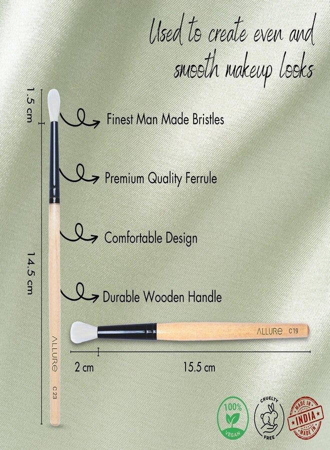 ألور مجموعة فرش مكياج ألور كلاسيك ذات الزوايا (مجموعة C19-C23) - Image 3