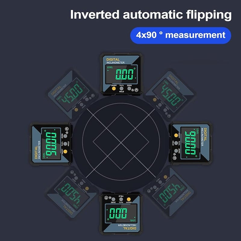 Digital Angle Finder Inclinometer Protractor With LED Display For Woodworking Carpentry - Image 3