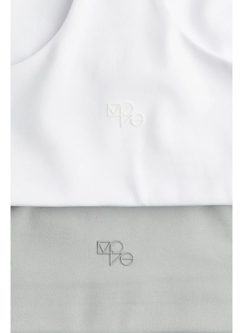 H&M 2-pack Medium support sports bras