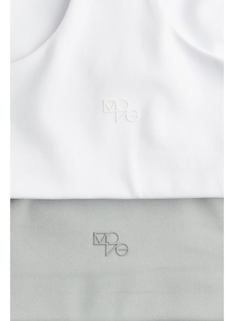 H&M 2-pack Medium support sports bras