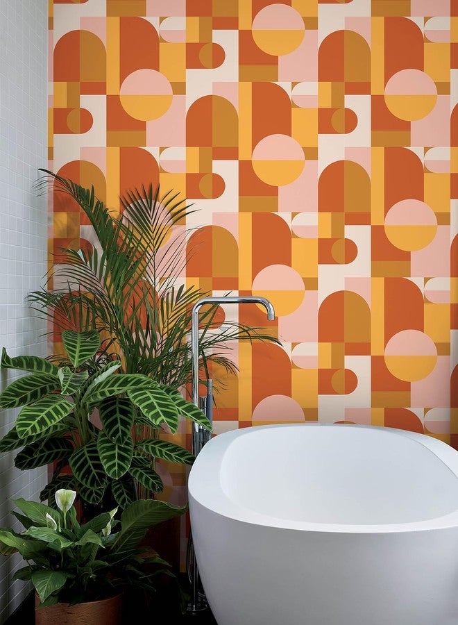 NuWallpaper x Very Gay Paint Boxanne Orange Peel and Stick Wallpaper, VGS6439 - Image 3