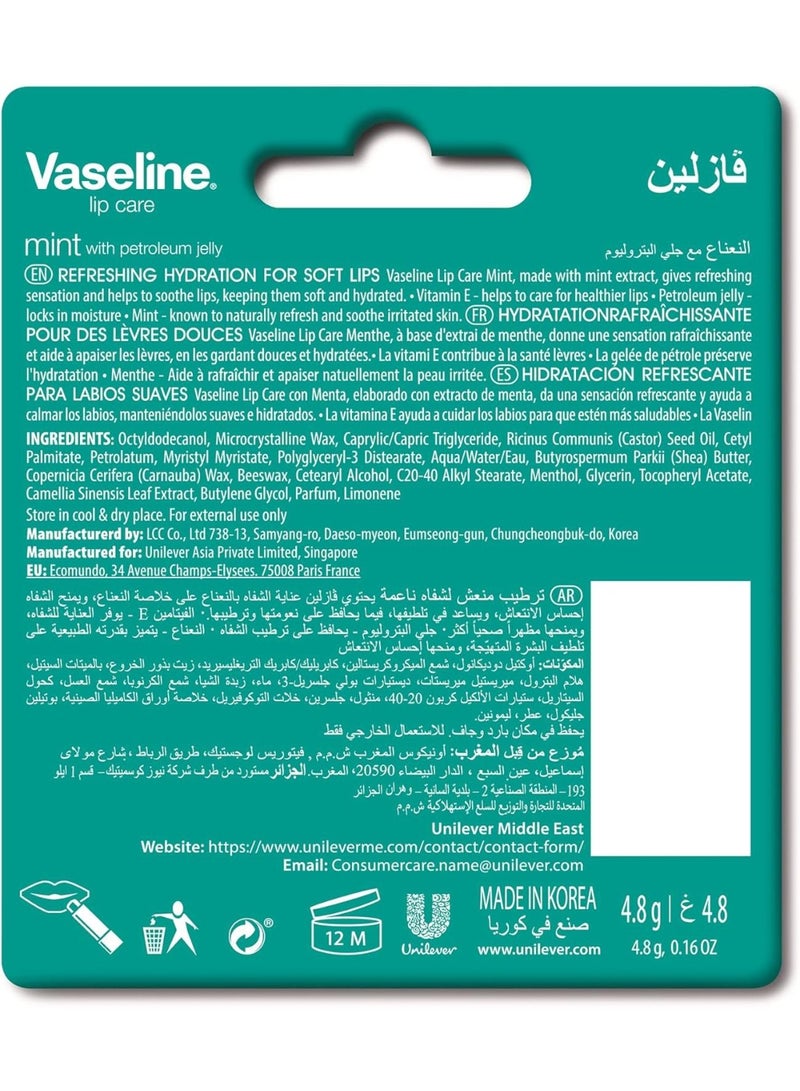 Vaseline Lip Care with Mint - 4.8 gm - Image 2