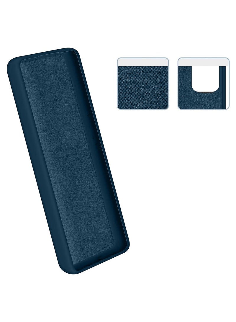 Soft Liquid Silicone Case Cover For OnePlus 12 5G 2023 Navy Blue