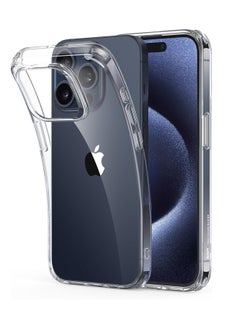 ESR Clear Case for iPhone 15 Pro Max Case, Shockproof Thin Cover, Yellowing-Resistant Slim Transparent TPU Phone Case, Zero Series, Clear  - Image 1