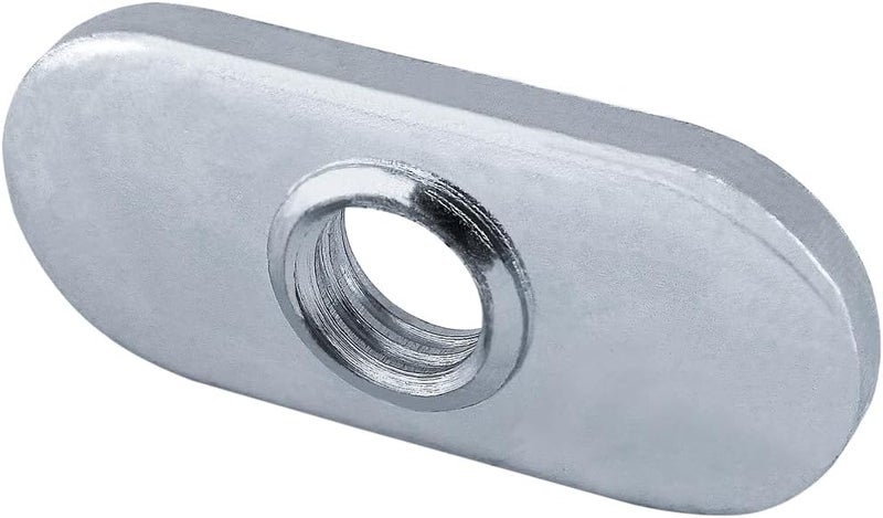 80/20 3859, 10 Series M6 x 1.0 Centered Slide in Economy T-Nut Steel (100 Pack) - Image 1