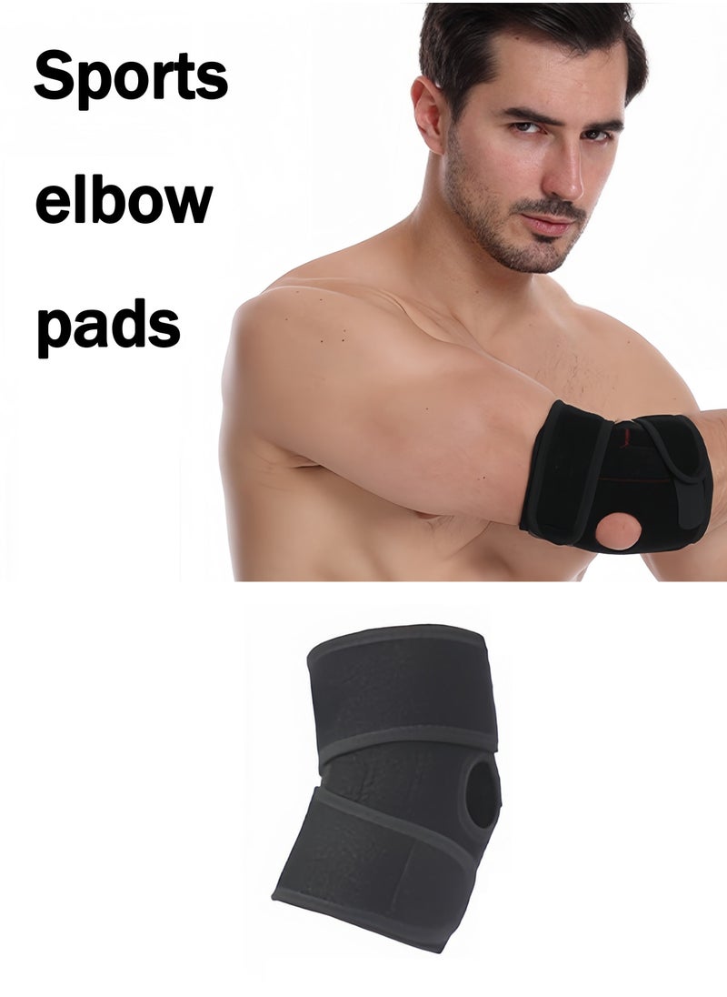 Generic Elbow support, anti-collision for running, basketball and fitness, adjustable elbow support with memory springs on both sides, pain relief and protection for sports injuries, elbow support arm wrap, sports protective equipment  - Image 1