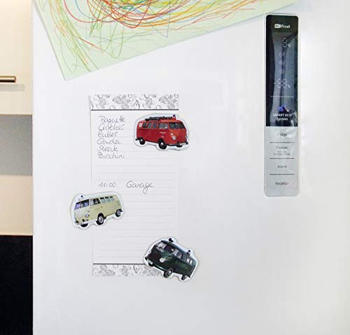 BRISA VW Collection - Volkswagen Refrigerator Office Pinboard Magnets with T1 Bus Motifs (3-Piece Set/Special Vehicles/Multicolor) - Image 5