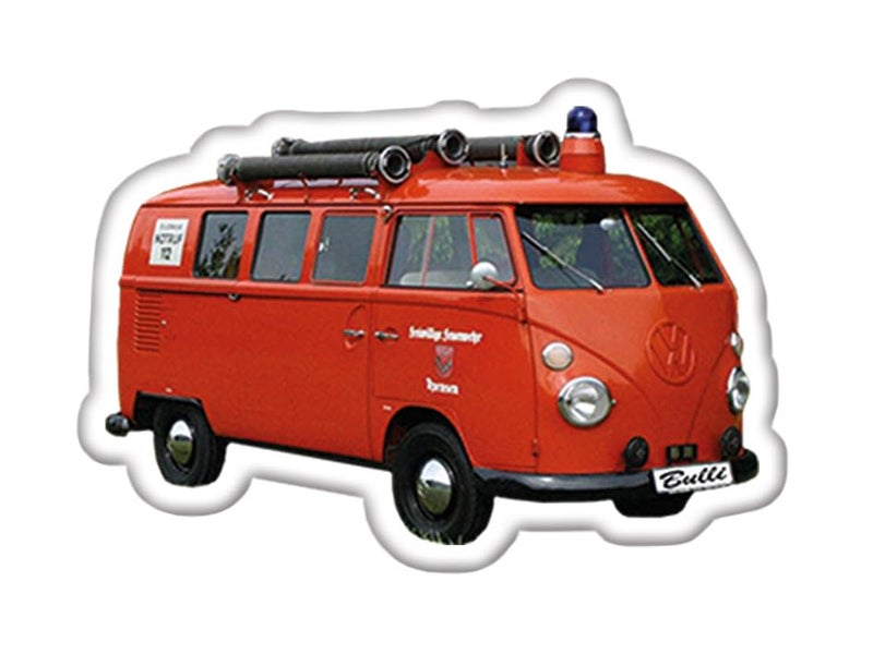 BRISA VW Collection - Volkswagen Refrigerator Office Pinboard Magnets with T1 Bus Motifs (3-Piece Set/Special Vehicles/Multicolor) - Image 2