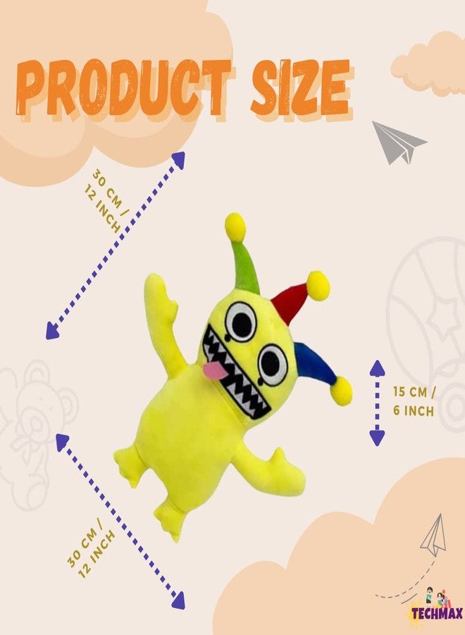 TechMax Solution Yellow Joker Cute Plush Toy - Image 2
