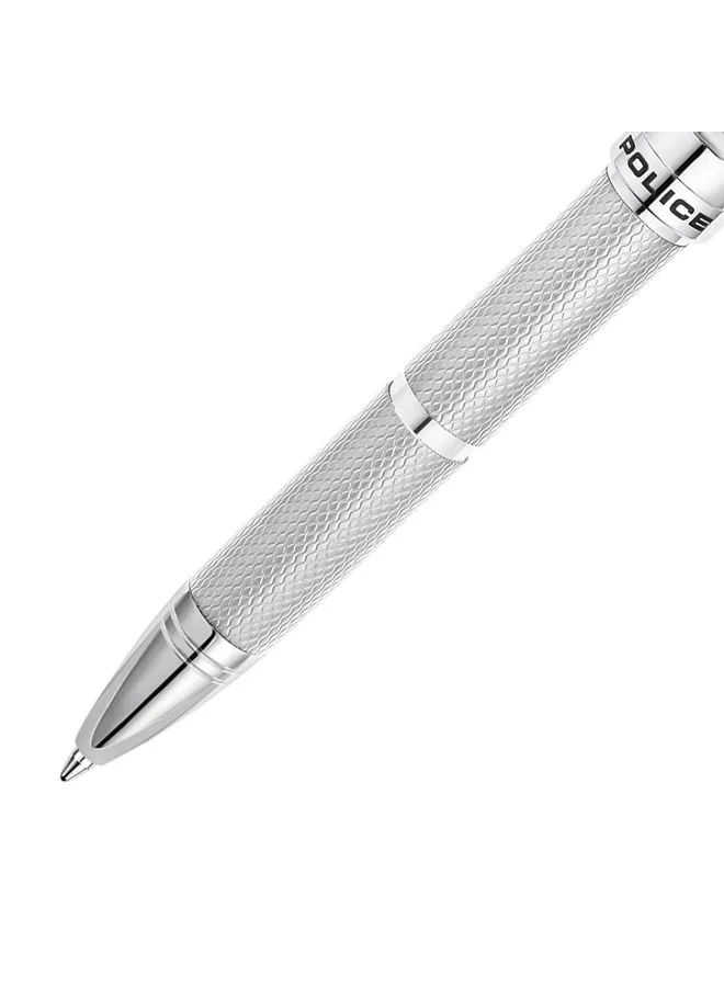 POLICE Segoe Pen Black and Silver Textured Body  Contrasting Trims Signature