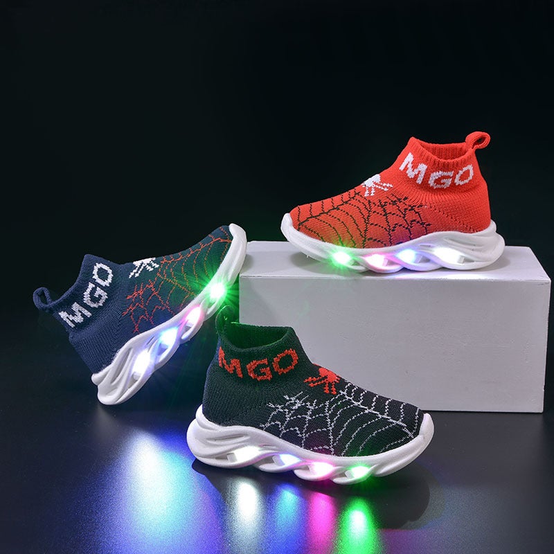 Mesh Sneakers Lightweight Flexible Sole Walking Shoes For Kids Indoor And Outdoor Activities - Image 2