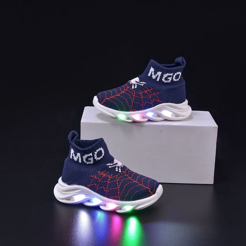 Mesh Sneakers Lightweight Flexible Sole Walking Shoes For Kids Indoor And Outdoor Activities - Image 4