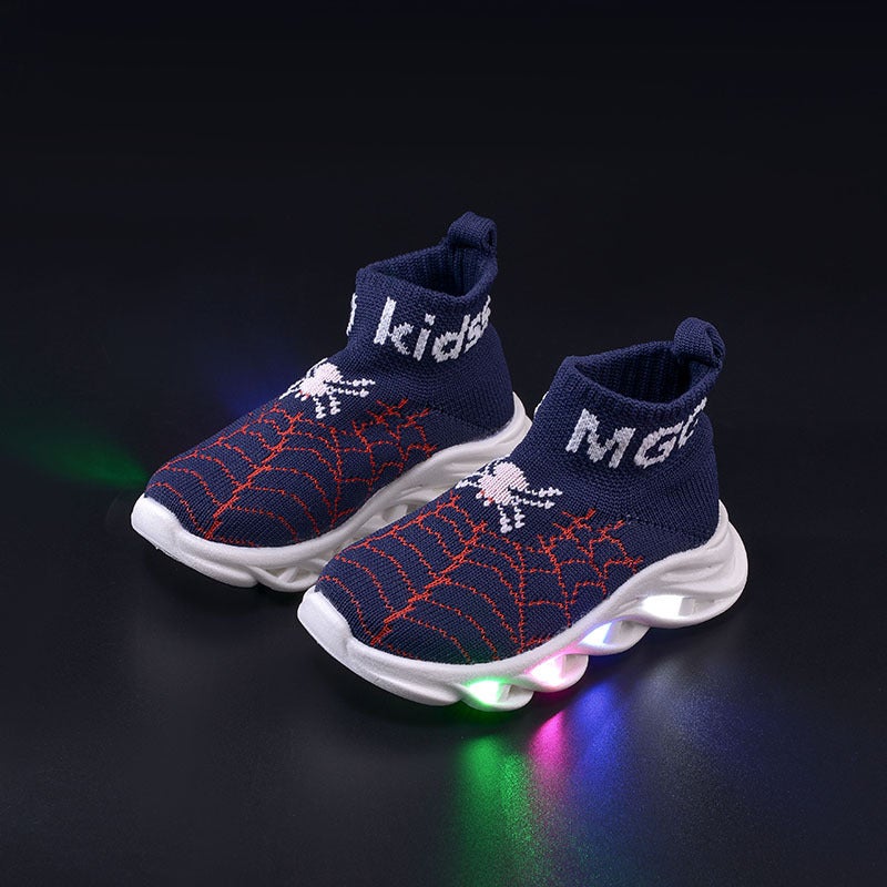 Mesh Sneakers Lightweight Flexible Sole Walking Shoes For Kids Indoor And Outdoor Activities - Image 1