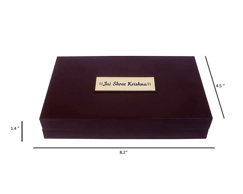 Piepot Bhagwan Shrinath Ji Charan Paduka | Devotional Prayer Box | Acrylic Momento with Natural Fragrance | Charan Paduka Box for Pooja l Best for Wedding Gifts & House Warming | Diwali Gifts - Image 2