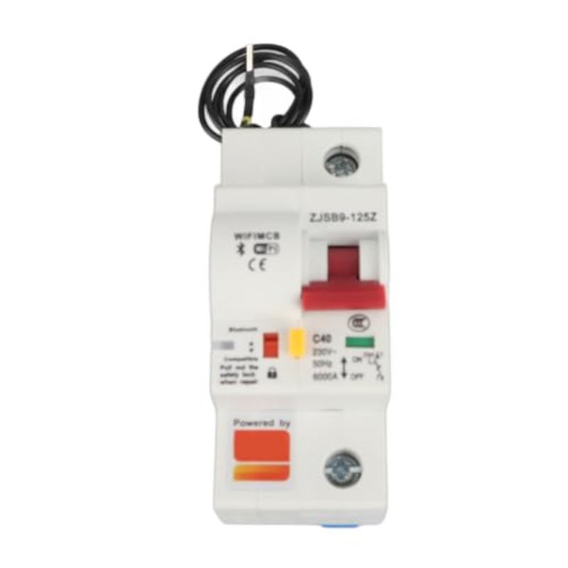 Wifi Circuit Breaker Smart Mobile App Remote Control AC220V 1P 40A Din Rail Mounted for Home Solar PV System Grid - Image 1