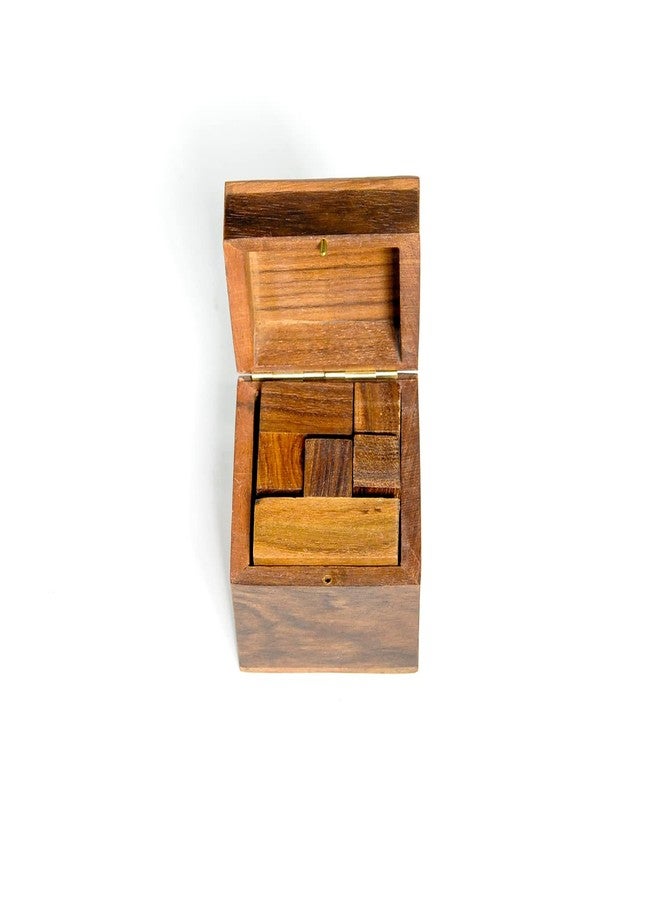 Mittimate Brain Teaser Wooden Cube Puzzle Game for Kids Age 6 Year and Above I Skill Development Brain Teaser Toys for Children - Image 5