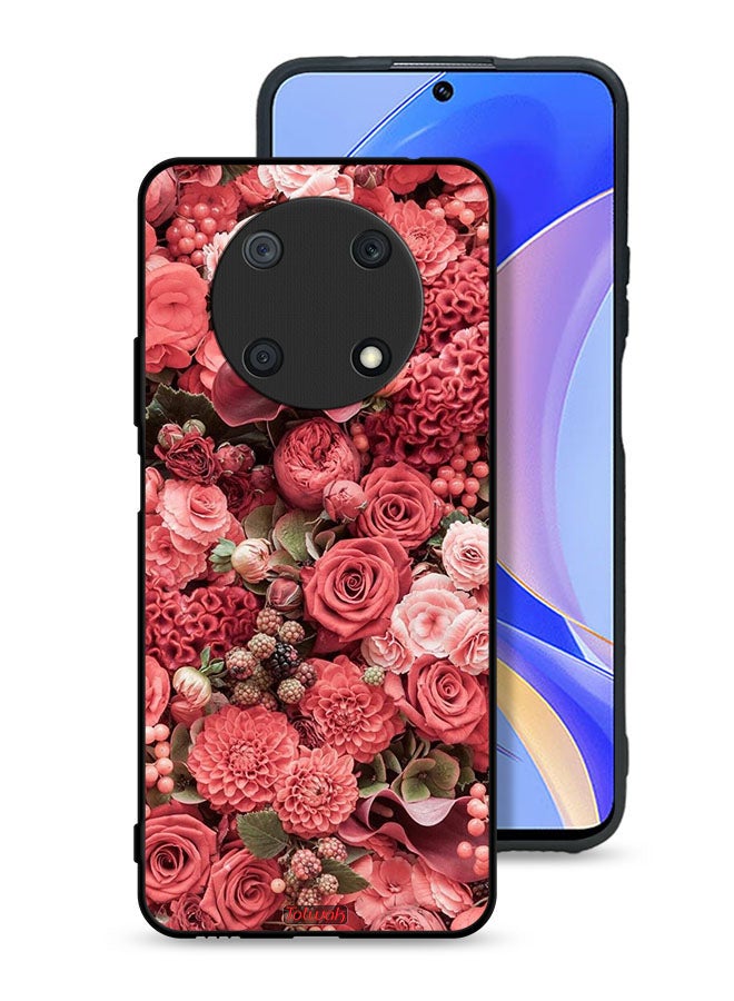 Tolwak Huawei nova Y90 Protective Case Cover Peach Roses - Image 1