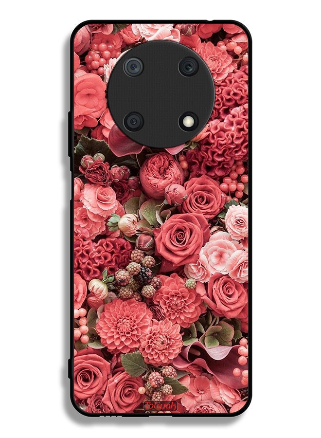 Tolwak Huawei nova Y90 Protective Case Cover Peach Roses - Image 2