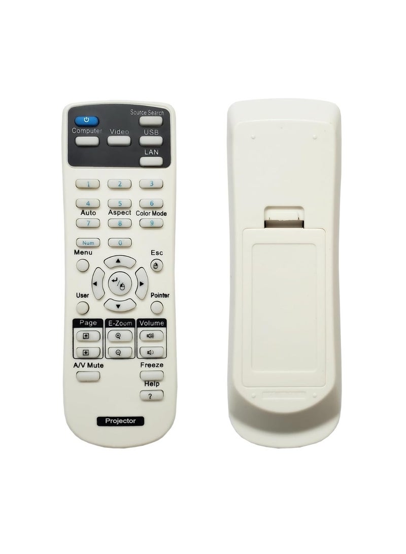 إبسون جهاز تحكم عن بُعد عالمي لأجهزة العرض - متوافق مع جميع أجهزة العرض المنزلية، وسلسلة PowerLite، وEB، وEX، وVS، وBrightLink، وEMP | وظائف متكاملة، وسهولة في الإعداد، وأداء متين - Image 1