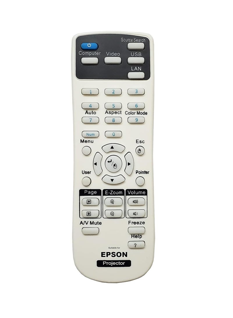 إبسون جهاز تحكم عن بُعد عالمي لأجهزة العرض - متوافق مع جميع أجهزة العرض المنزلية، وسلسلة PowerLite، وEB، وEX، وVS، وBrightLink، وEMP | وظائف متكاملة، وسهولة في الإعداد، وأداء متين - Image 2