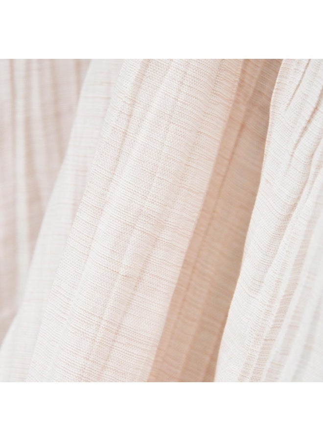 السرعوف الذهبية ستارة دش فاخرة من جولد مانتيس | ٧١ × ٧١ بوصة (١٨٢ × ١٨٢ سم) مصنوعة من قماش بوليستر مقاوم للماء | ستارة دش للحمام وحوض الاستحمام مزودة بـ ١٢ فتحة أزرار معززة، سريعة الجفاف ومقاومة للتجاعيد (وردي) - Image 3