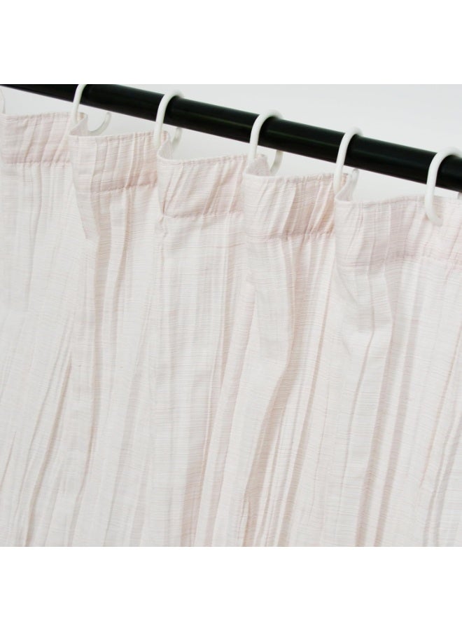 السرعوف الذهبية ستارة دش فاخرة من جولد مانتيس | ٧١ × ٧١ بوصة (١٨٢ × ١٨٢ سم) مصنوعة من قماش بوليستر مقاوم للماء | ستارة دش للحمام وحوض الاستحمام مزودة بـ ١٢ فتحة أزرار معززة، سريعة الجفاف ومقاومة للتجاعيد (وردي) - Image 5