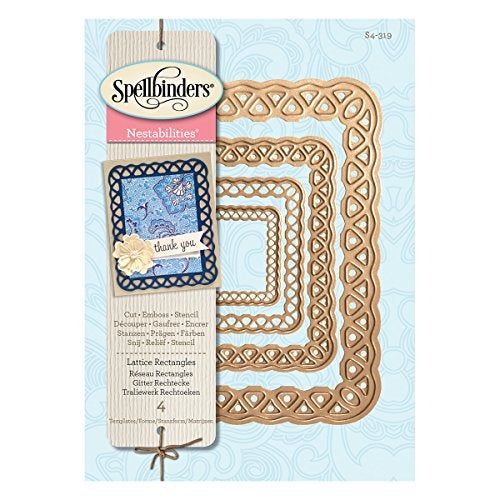 Spellbinders Die Nestabilities Rect Lattice - Image 4