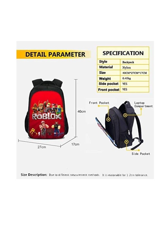 ALCOACH Backpack, A uniquely designed school backpack set for children, consisting of 3 pieces (backpack + pencil case + lunch bag), suitable for elementary school students and children aged 5 to 10 years, for daily use and school. - Image 3