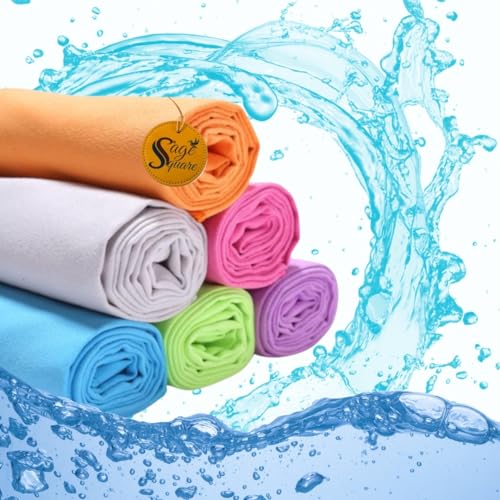 Sage Square Cat Quick Dry, Super Absorbent Microfiber Soft Towels, Cat Shower Cleaning Accessories, Grooming Accessory, Bathing Towel, Soft Material, Quick Dry Eco Friendly Cat Bath Towel (Random) - Image 5