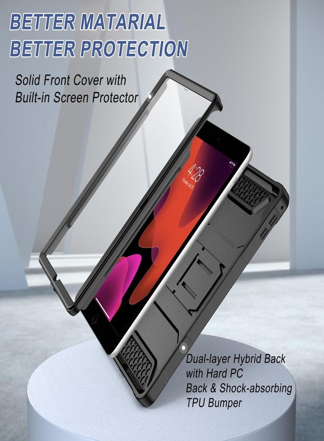 Soke Case for iPad 6th/5th Generation 9.7 Inch 2018/2017,with Built-in Screen Protector and Kickstand, Rugged Full-Body Heavy Duty Protective Cover for Apple iPad Air 2 /Pro 9.7 - Black - Image 3